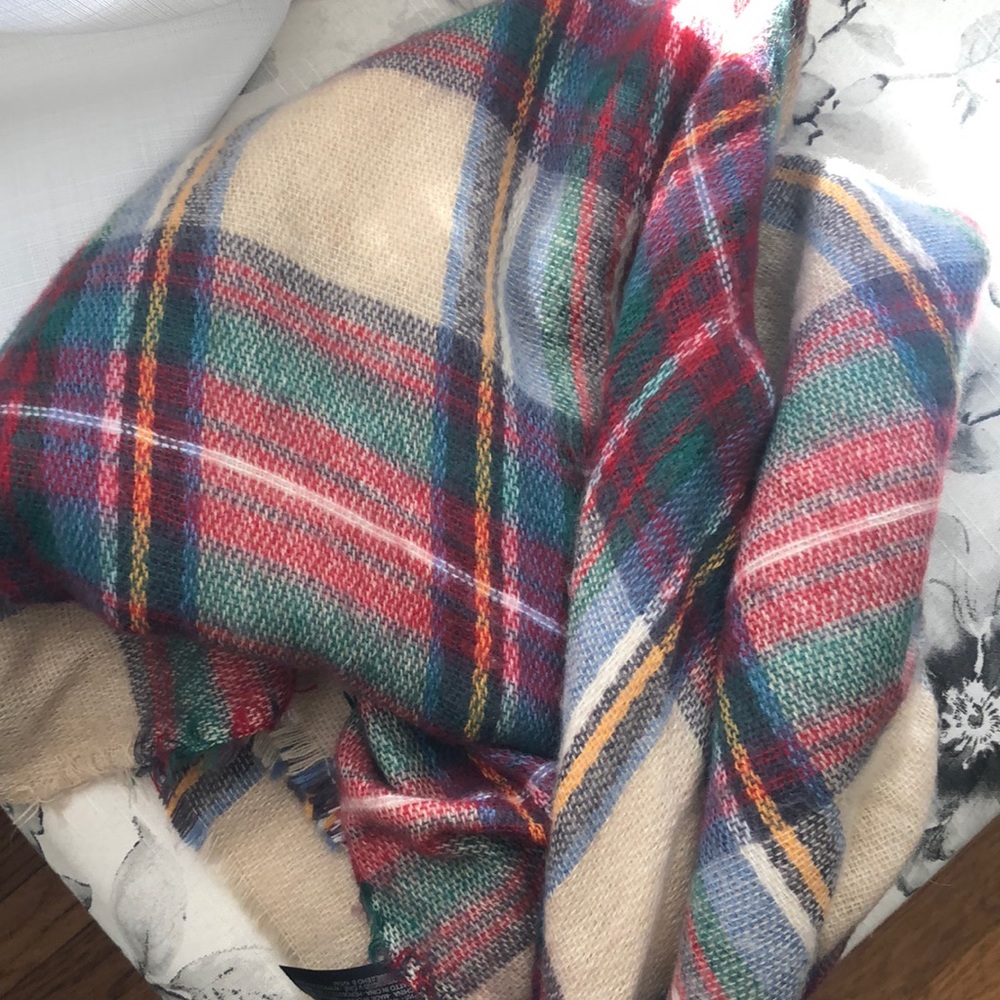 Zara Tartan Blanket scarf